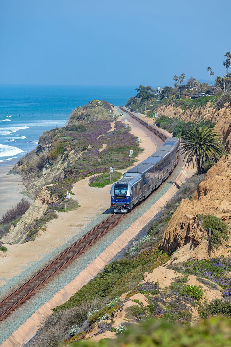 Coaster train in Torrey Pines